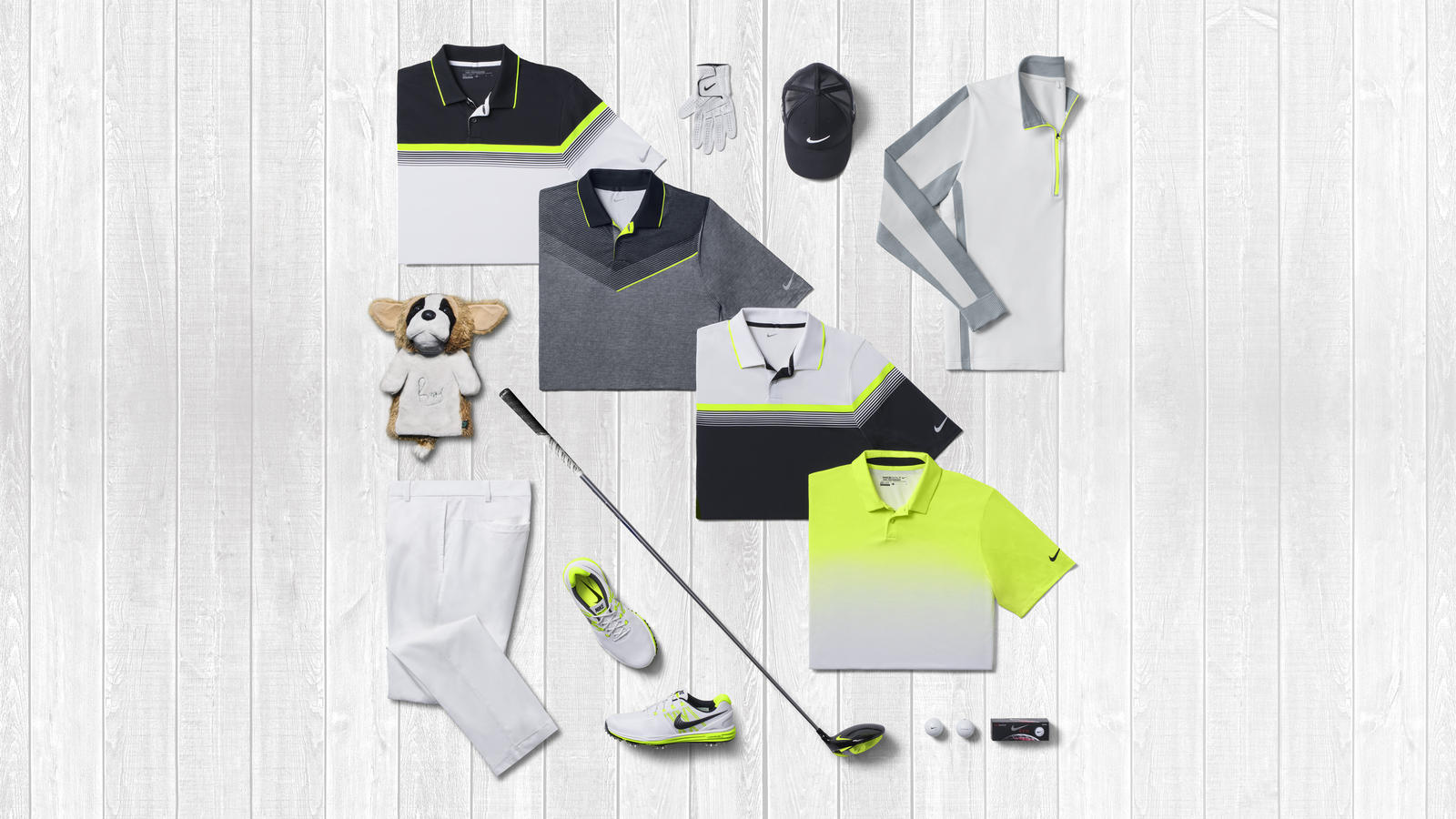 RORY MCILROY 'MASTERS 2015' NIKE GOLF CLOTHING SCRIPT
