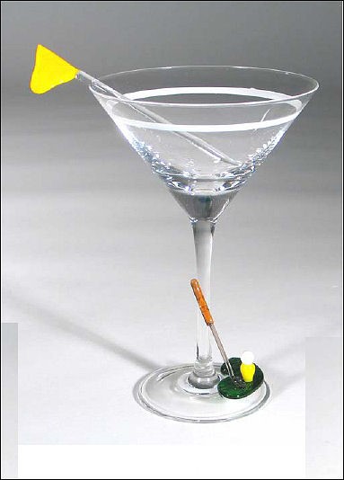 cocktail glass female golfers