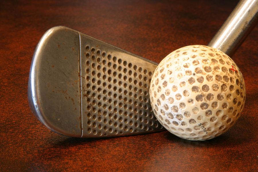 old-golf-ball