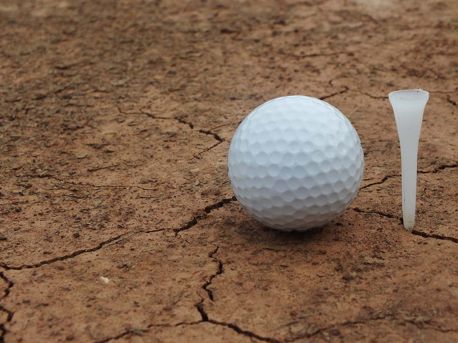 Sand courses involve the golfer hitting a golf ball along slower but truer sandy ground.