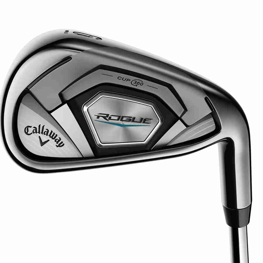 picture of the callaway rogue iron clubface